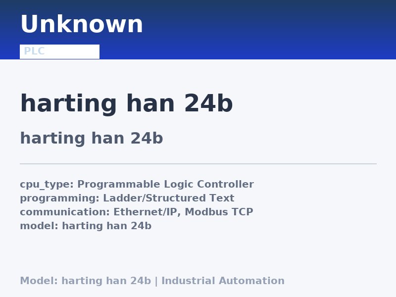 Harting harting han 24b