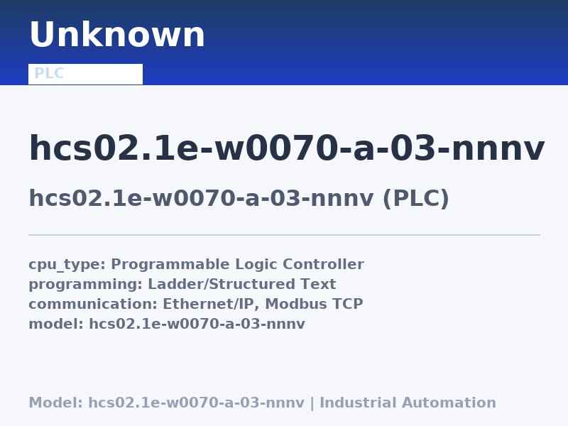 Bosch Rexroth HCS02.1E-W0070-A-03-NNNV