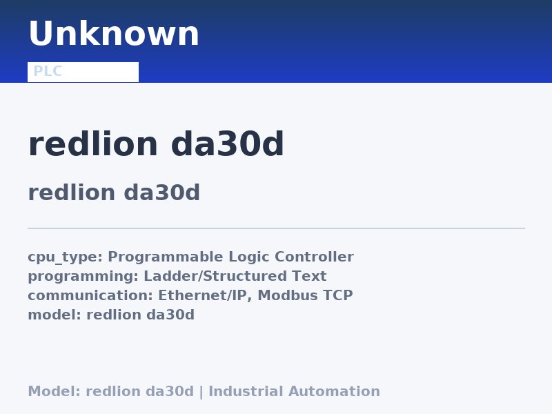 Red Lion redlion da30d