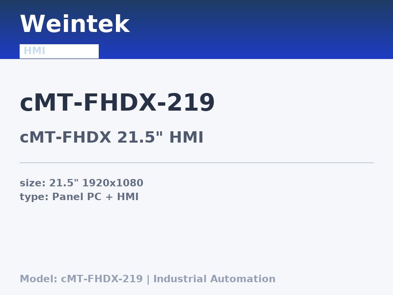Weintek cMT-FHDX-219