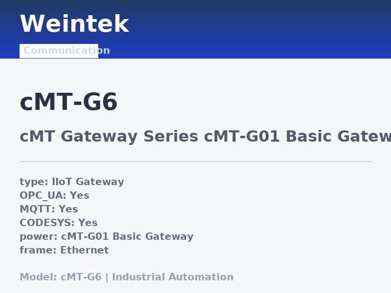 Weintek cMT-G6