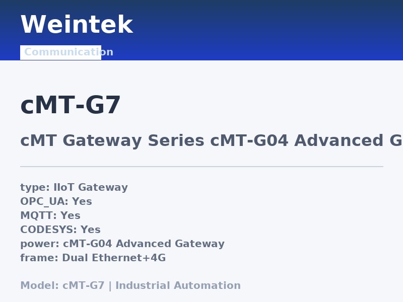 Weintek cMT-G7