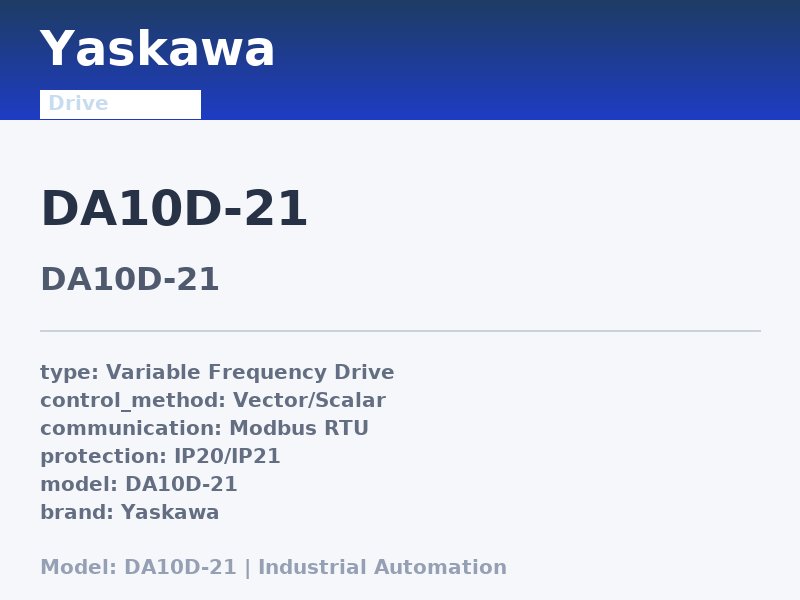 Yaskawa DA10D-21