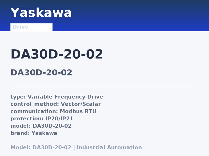 Yaskawa DA30D-20-02