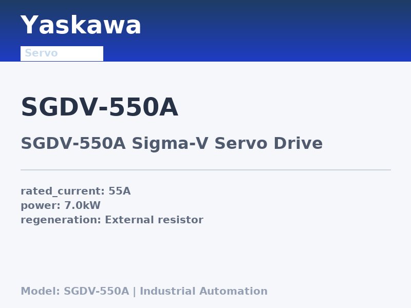 Yaskawa SGDV-550A