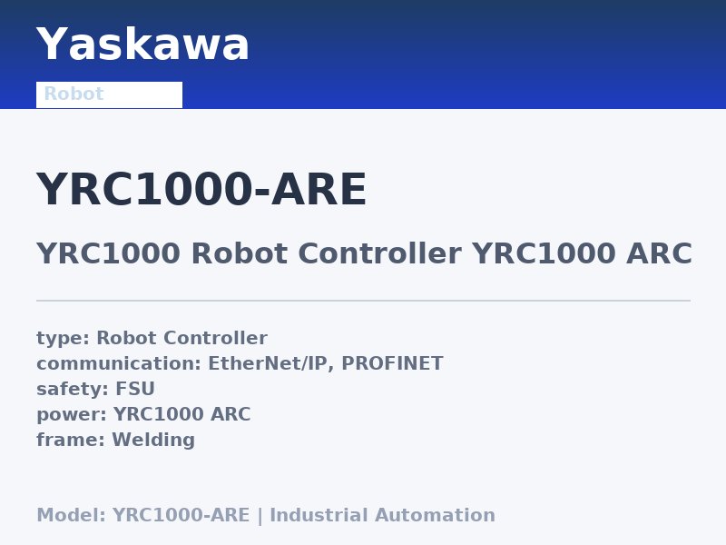 Yaskawa YRC1000-ARE